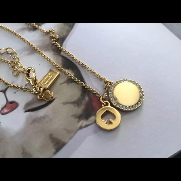 kate spade Jewelry - Kate Spade ♠️ N.Y. Spot the Spade Necklace